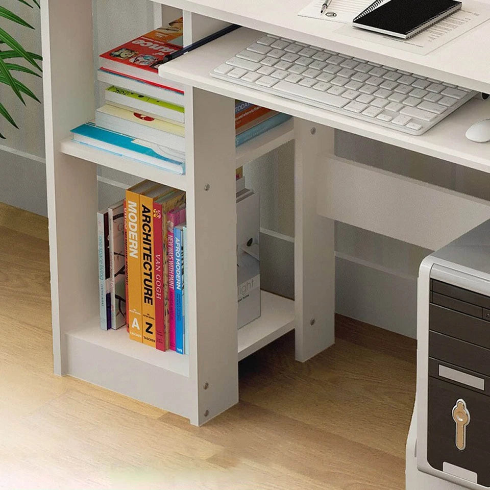 Computer Desk Laptop Pc Study Table Home Office Desk Furniture Shelf Workstation