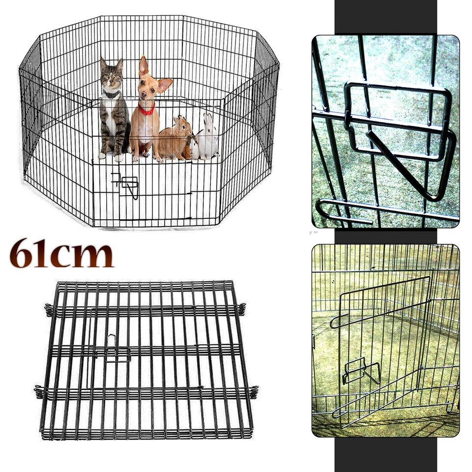 Brand New Puppy Cat Rabbit Foldable Playpen Indoor/Outdoor 8 panels