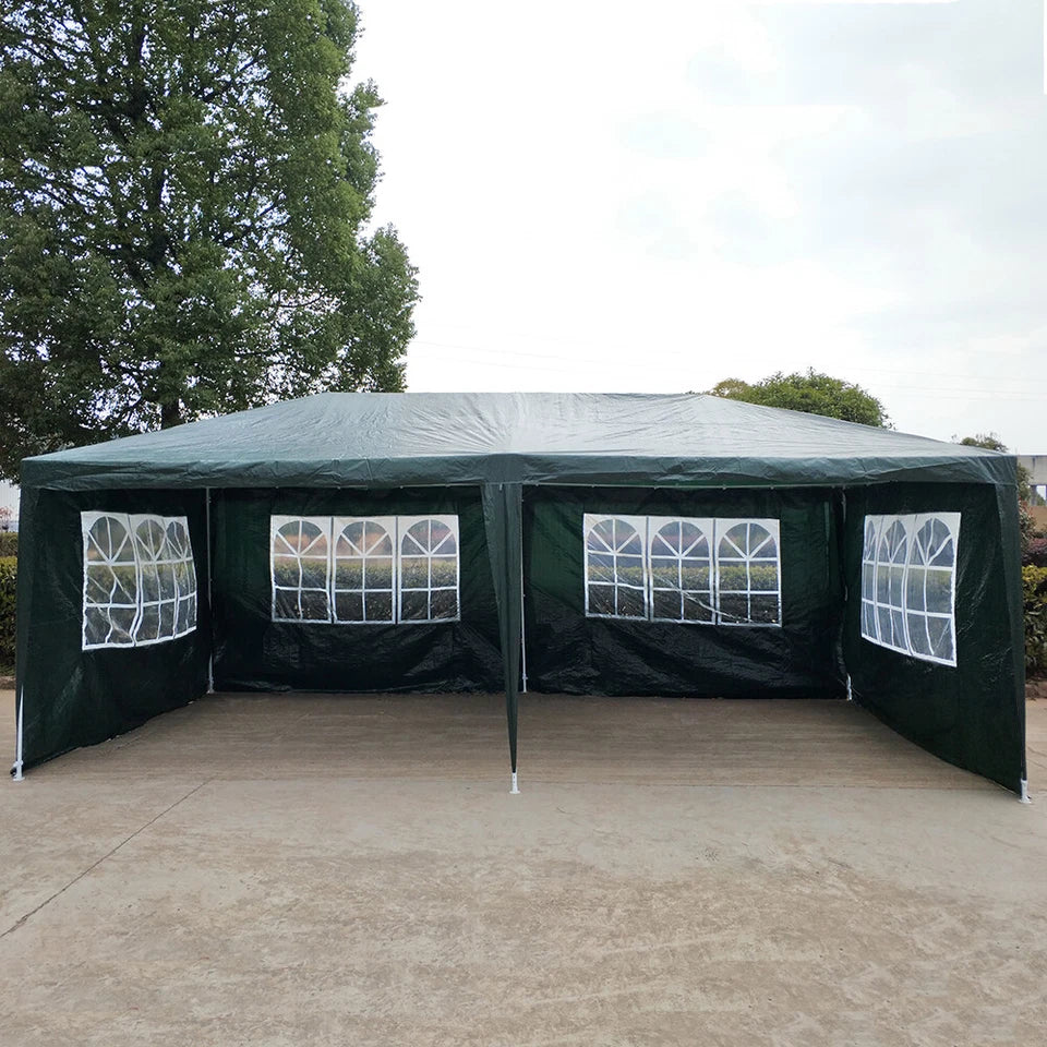 Gazebo Marquee Canopy Outdoor Patio Garden Wedding Party Tent | 4 side walls