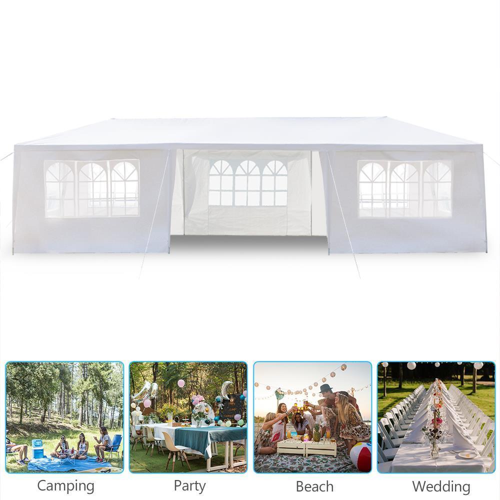 3x9m Outdoor Garden Gazebo Wedding Party Tent Canopy Marquee