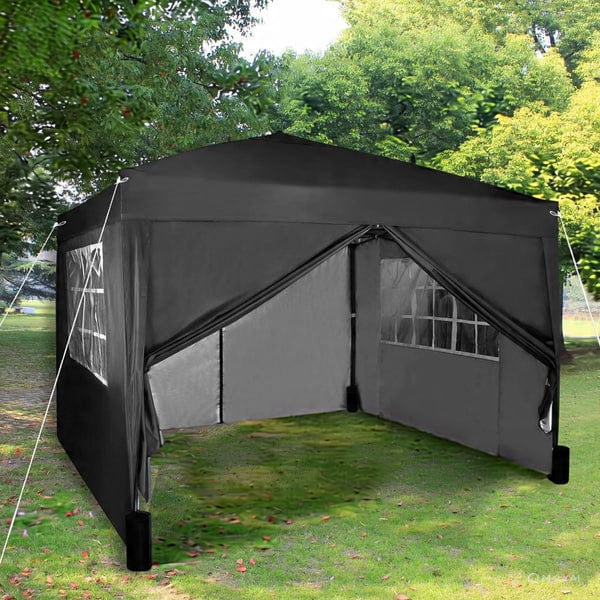3x3m Pop up Heavy Duty Gazebo With Sides And Weight bags