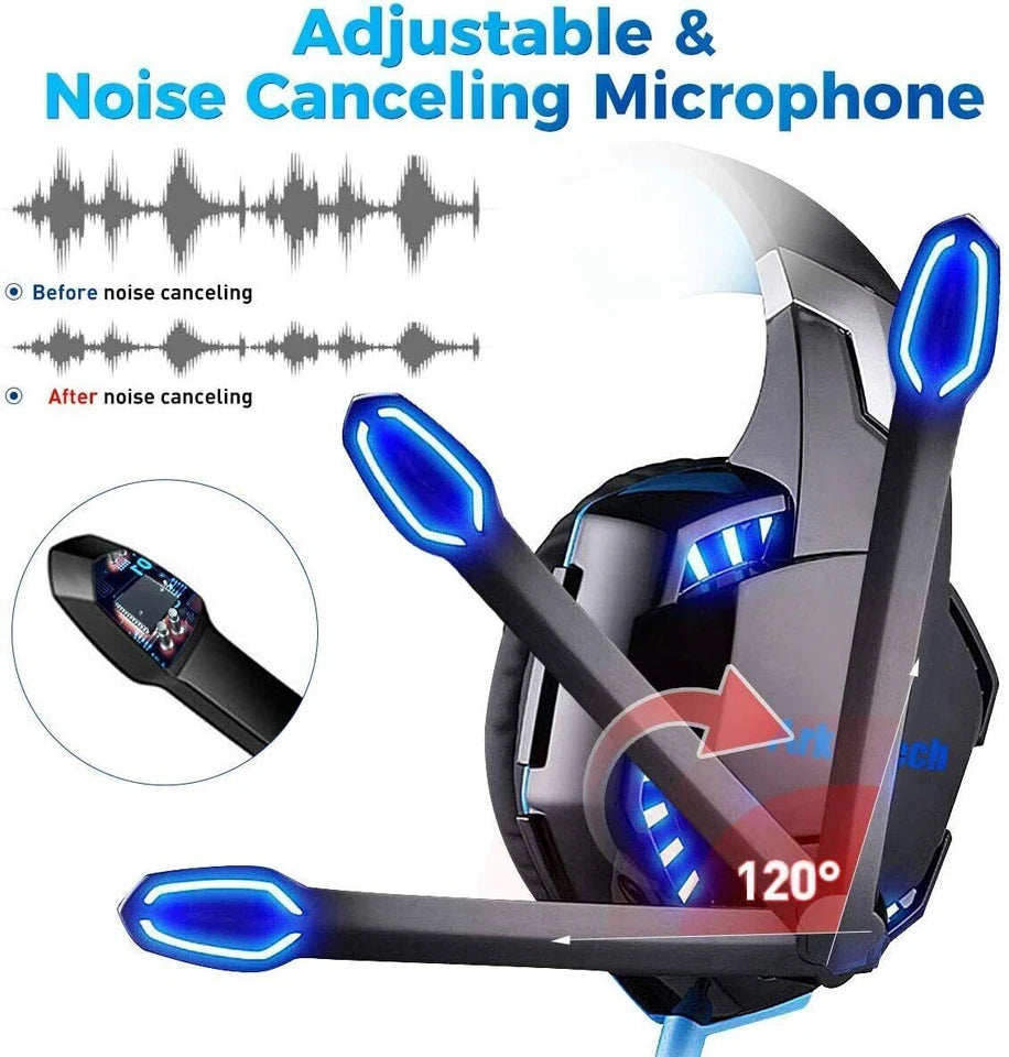 Kotion Each Pro Gaming Headset for PS4, Xbox One PS5 XBOX XS & PC's Stereo Sound