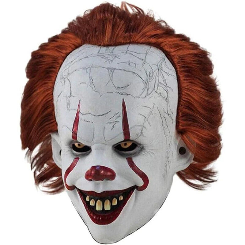 Adult Pennywise Clown Halloween Mask Men