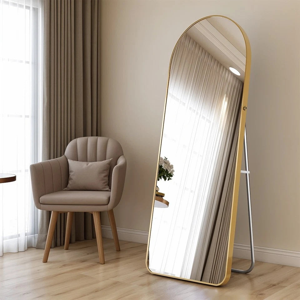 50x160cm Full Length Mirror Free Standing & Wall Mounted Bedroom Dressing Mirror
