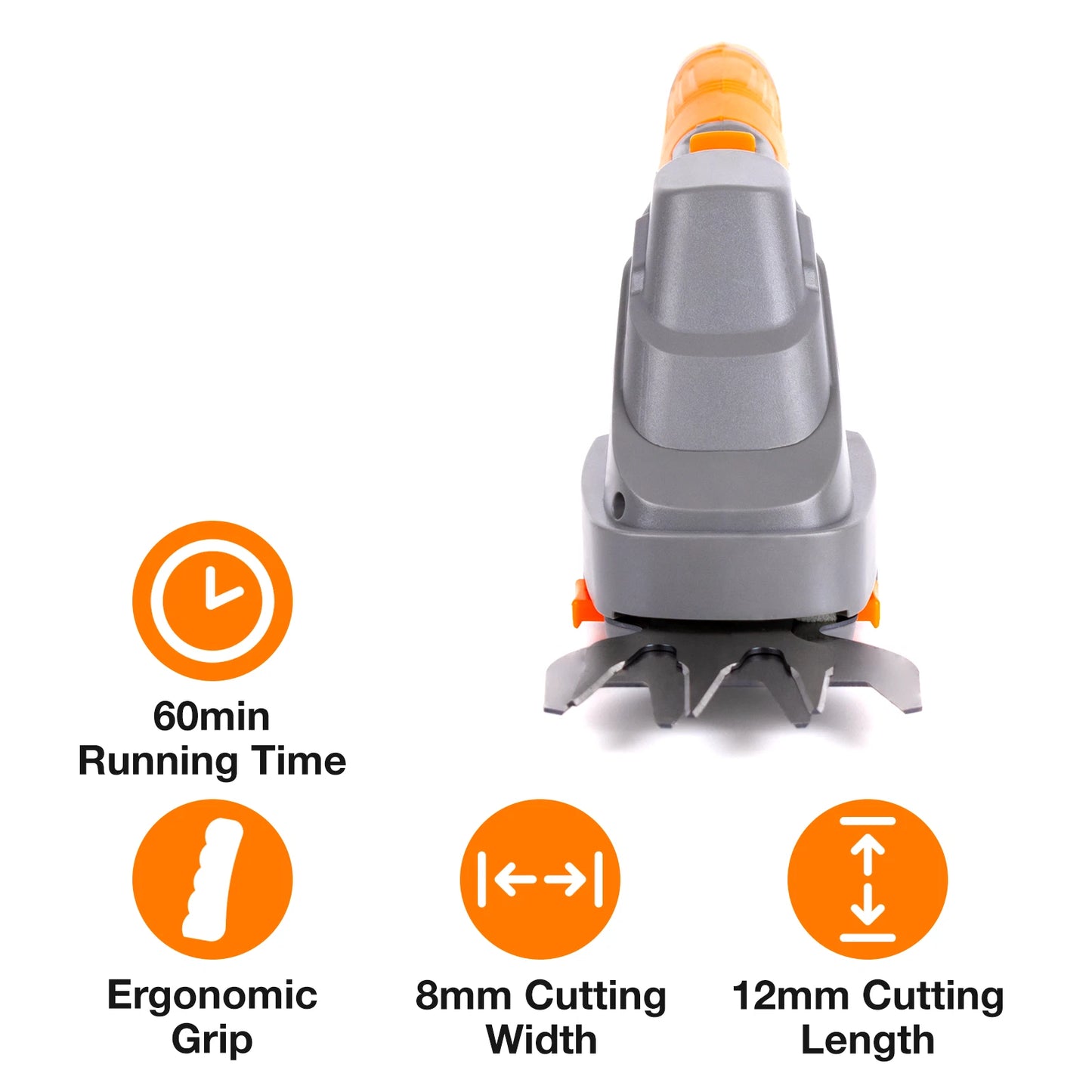 Electric Hedge Trimmer Cordless 2 in 1 7.2V Handheld Multi Tool Bush Cutter