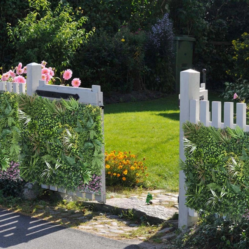 Artificial Green Living Wall Hedge Plant Panel In / Outdoor UV Stable 100x100cm
