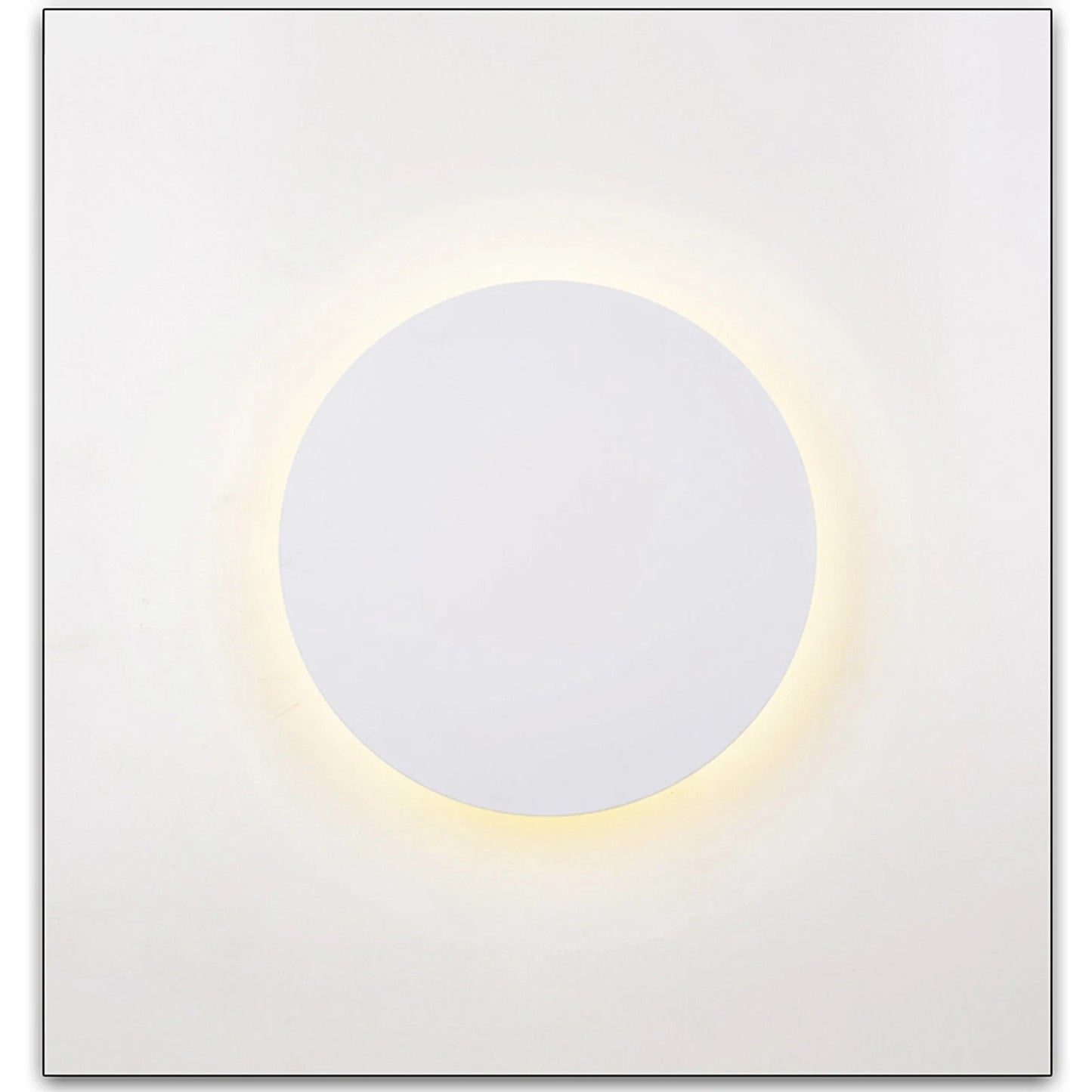 Modern White Metal Circle Round Led Wall Light 7W / 10W