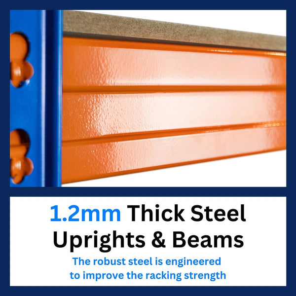 Warehouse Racking Garage Shelving Shelf 180x180x45 350kg Clearance Heavy Duty