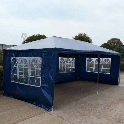 Gazebo Marquee Canopy Outdoor Patio Garden Wedding Party Tent | 4 side walls