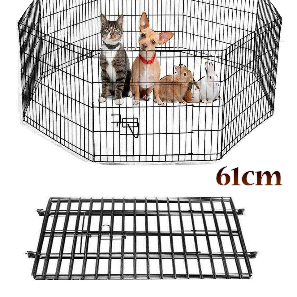 Brand New Puppy Cat Rabbit Foldable Playpen Indoor/Outdoor 8 panels