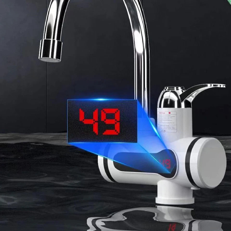 360° Kitchen Electric Heater Instant LED Faucet Home Hot Water Tap Fast Heat New