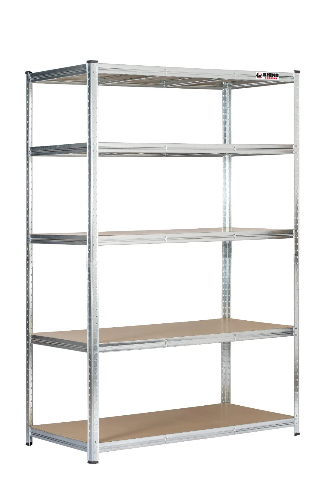 5 Tier Blue Metal Garage Shelving Unit 1000kg 180x120x60cm