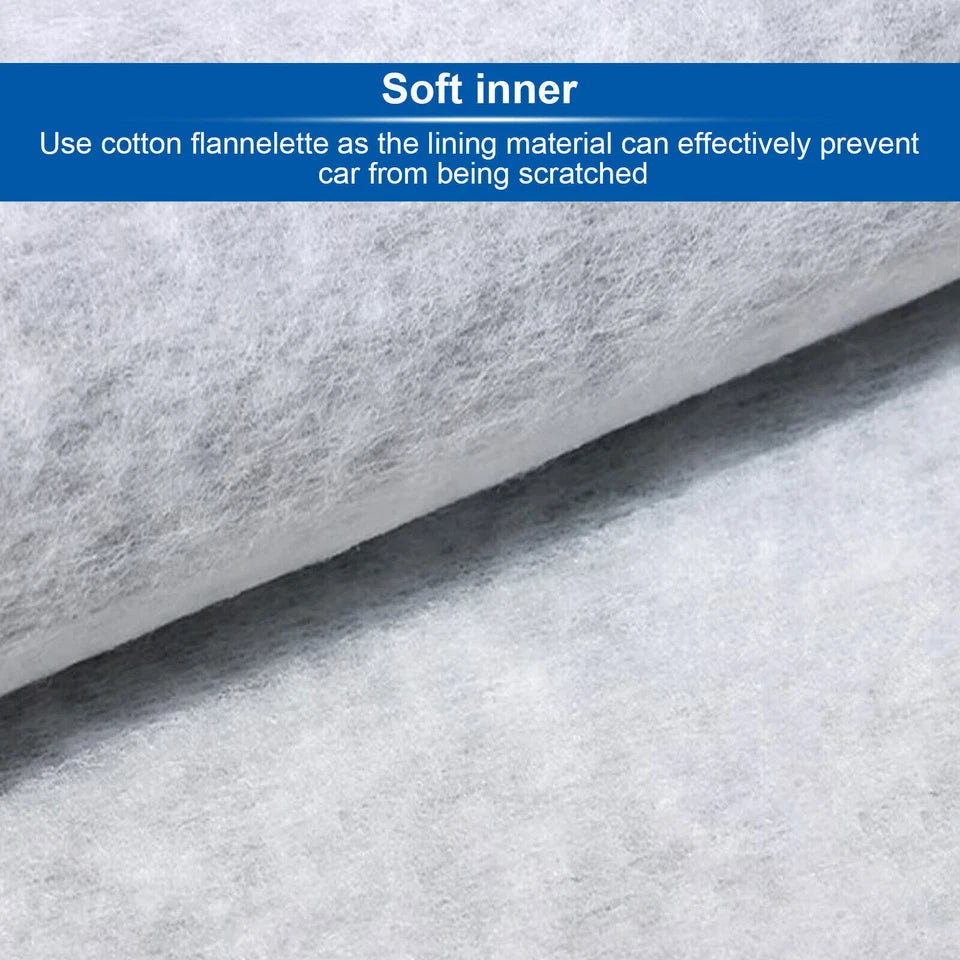 Waterproof 6 Layer Car Cover Heavy Duty Cotton Lined UV Protection