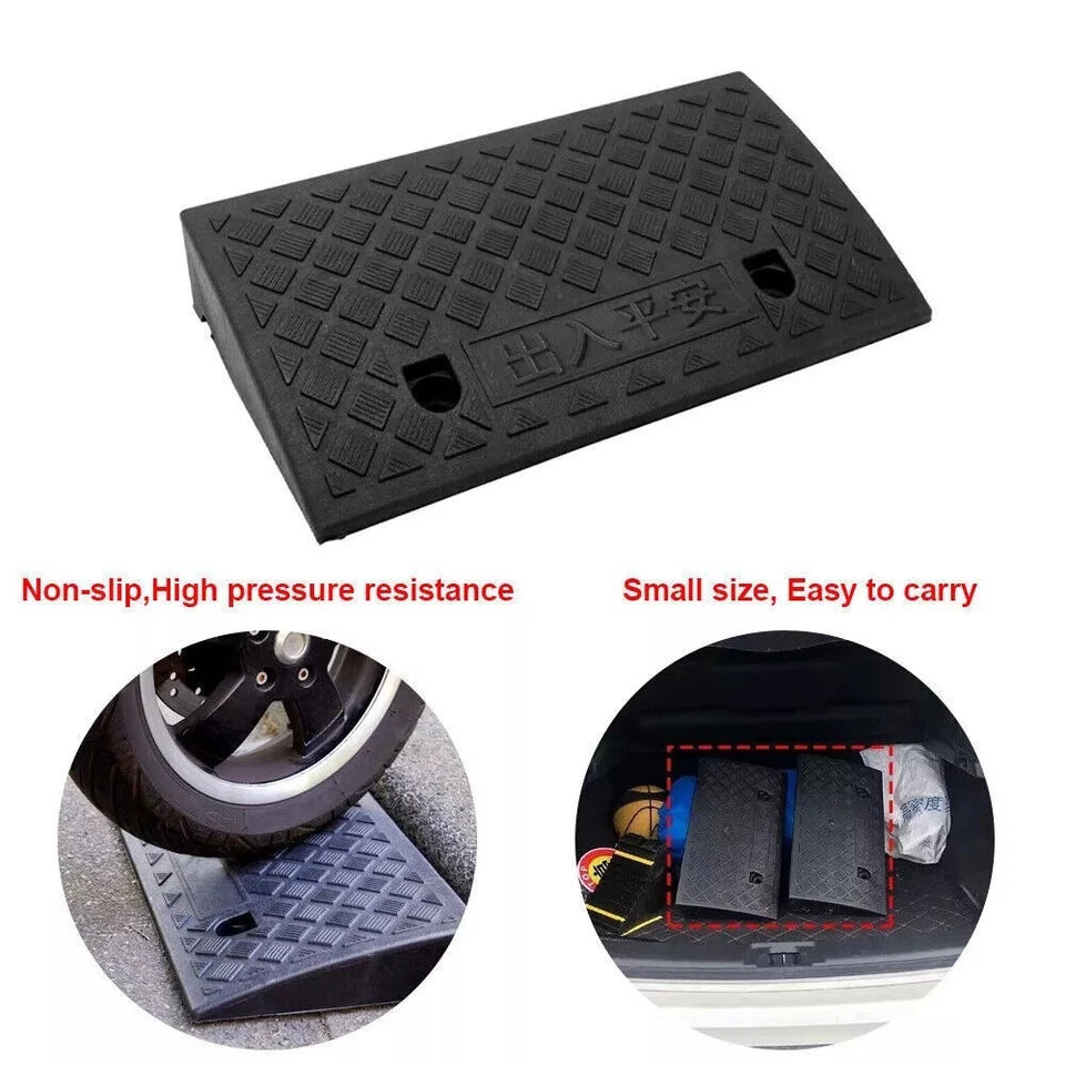 2pcs 50cm Heavy Duty Kerb Door Ramps Wheelchair Mobility Scooter Access Ramp