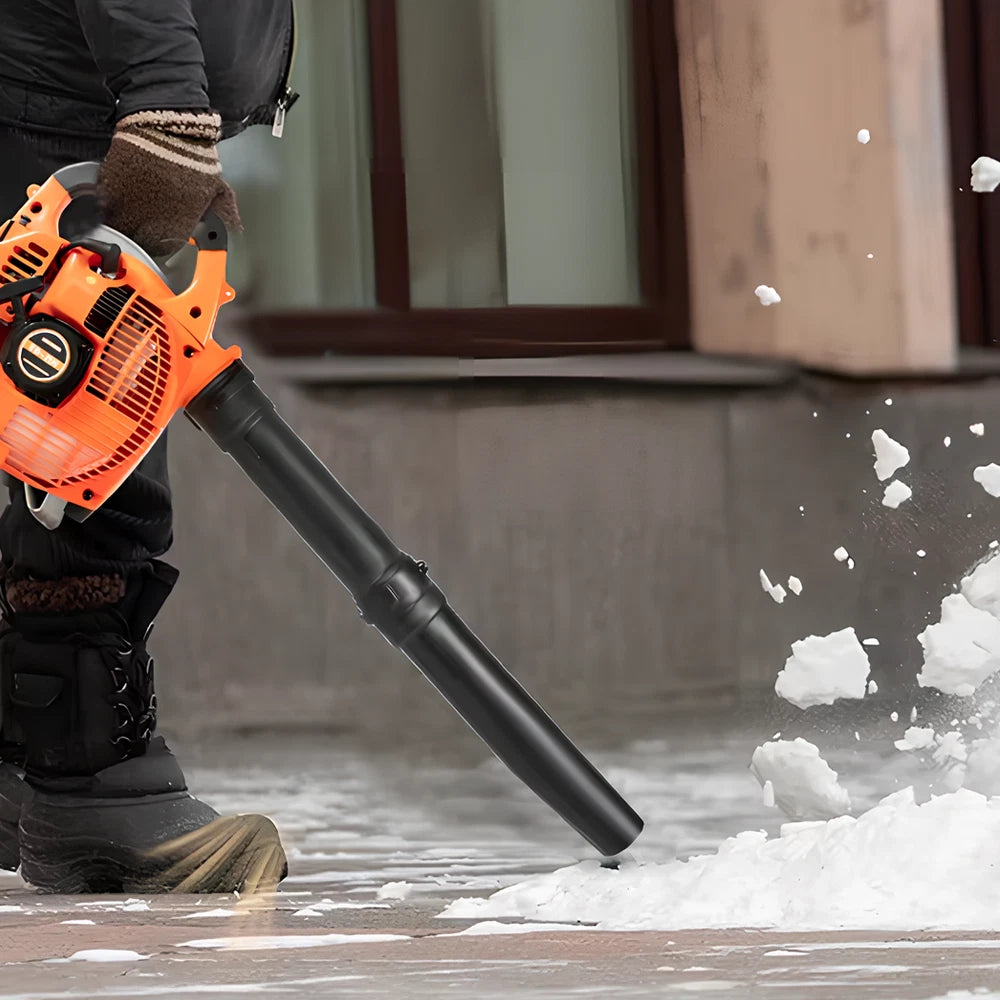 26cc Garden Yard Hand held Petrol Leaf Blower Powerful 2 Stroke Air Cooled Engine