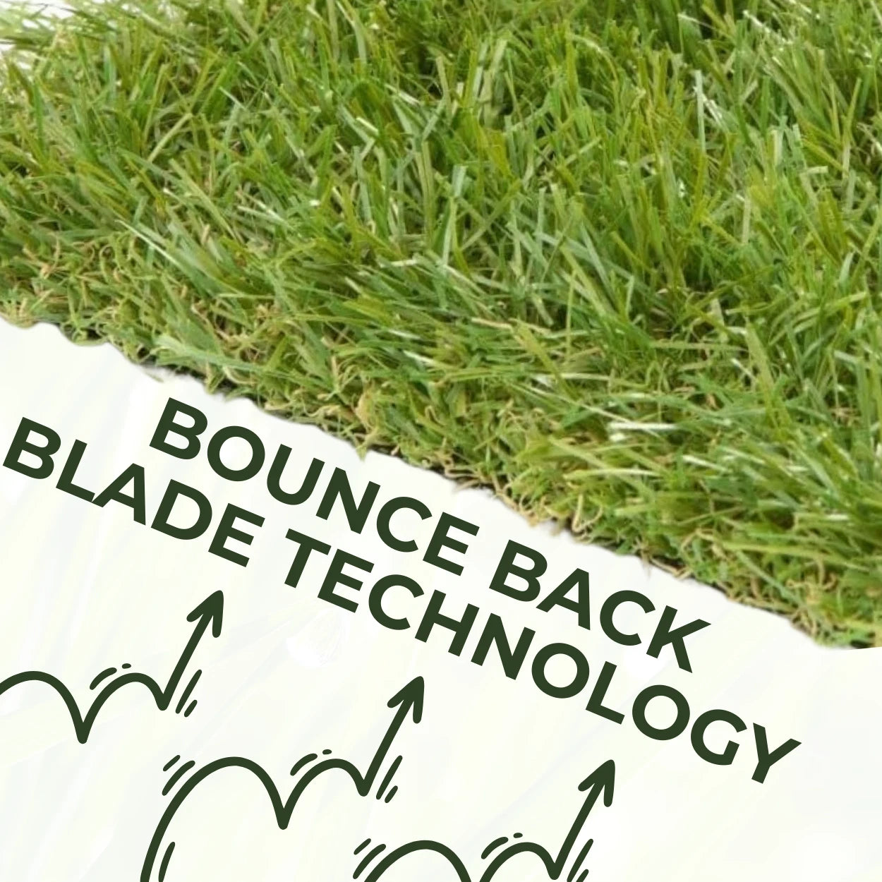 30mm Realistic Artificial Grass Natural Look Lawn Turf