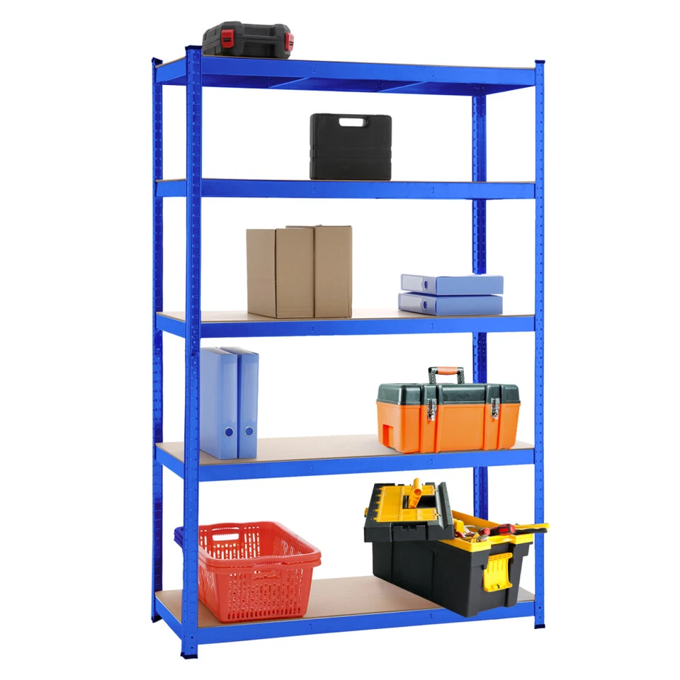 Warehouse 5 Tier Racking Shelf Heavy Duty Steel Garage Shelving Unit Garage, 3 sizes