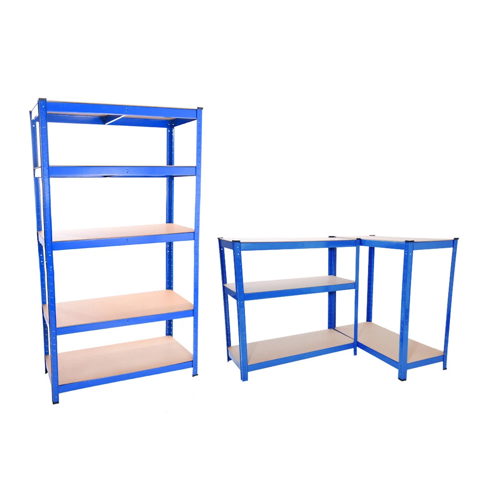 Warehouse 5 Tier Racking Shelf Heavy Duty Steel Garage Shelving Unit Garage, 3 sizes