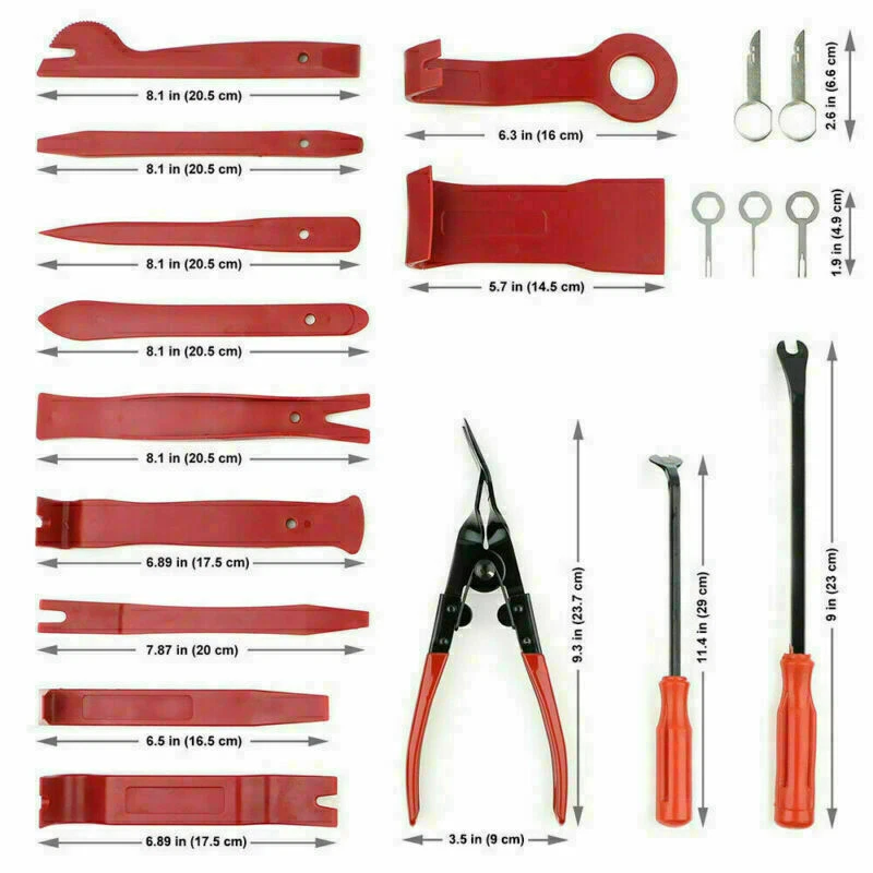 45 PCS Car Removeable Pry Tool Molding Kit Panel