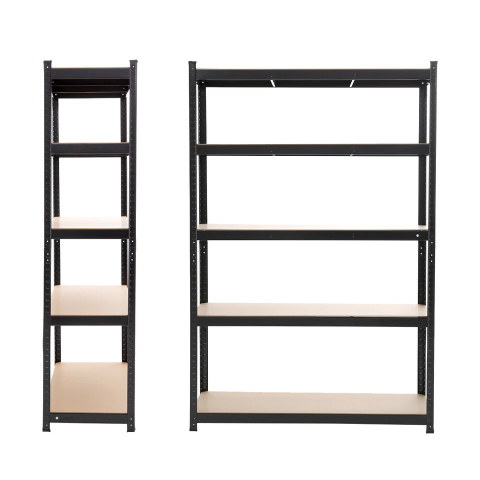 Warehouse 5 Tier Racking Shelf Heavy Duty Steel Garage Shelving Unit Garage, 3 sizes