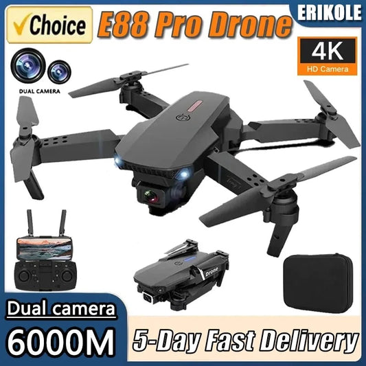 2024 Drone RC Drones Pro 4K HD Camera GPS WIFI FPV Quadcopter Foldable Bag Gifts