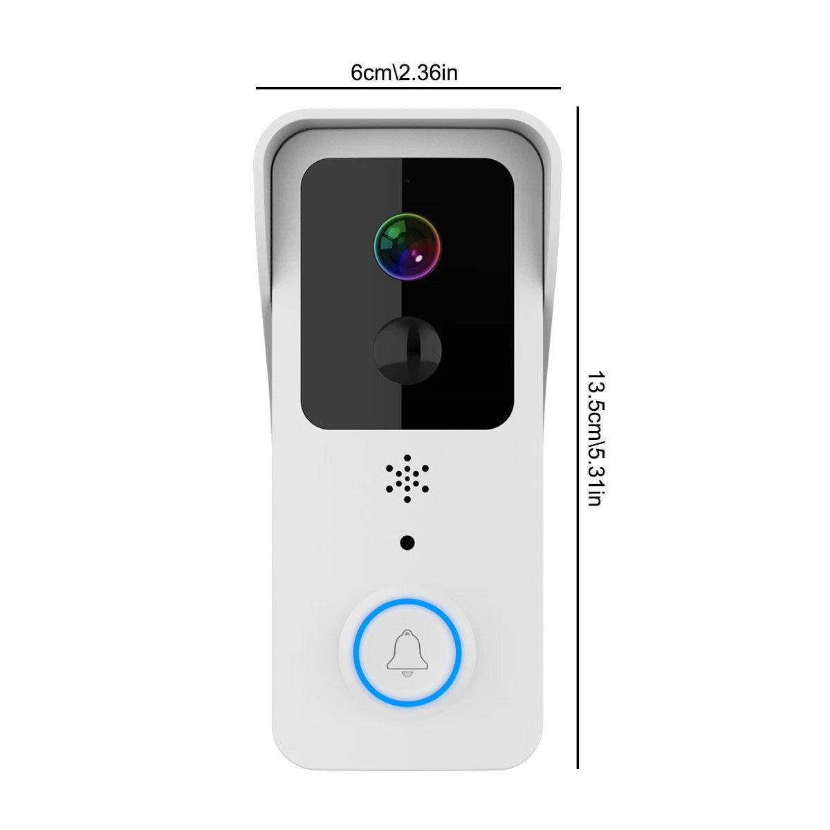 Wireless Smart WiFi Doorbell Video HD Camera Security Two-way Intercom Door Bell