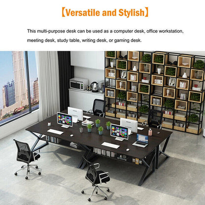 Computer Desk Laptop Pc Study Table Office Desk Home Furniture Workstation Shelf