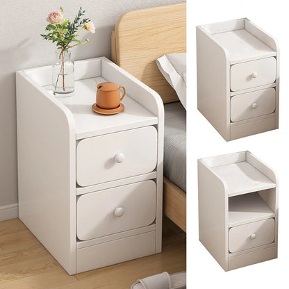 Bedside Table White Drawer Cabinet