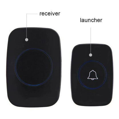 Wireless Doorbell Waterproof Range Door Bells Kit Cordless Plug-in Home Office