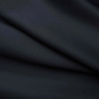Blackout Curtain with Hooks Blind Drapery Window Covering ( Black)