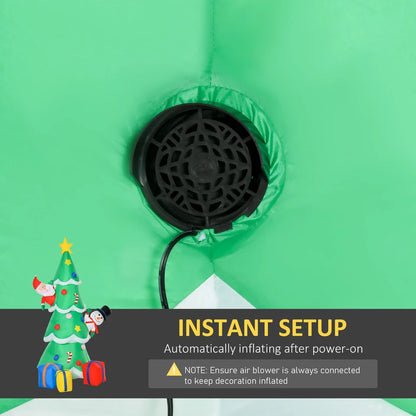 7ft Christmas Inflatable Tree LED Lighted for Indoor Outdoor Decor