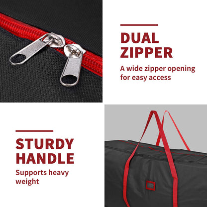 Black Christmas tree storage bag