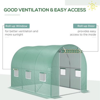 3 x 2 x 2m Greenhouse Replacement Cover ONLY for Tunnel Greenhouse