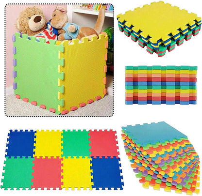 Large Eva Foam Mat Soft Floor Tiles Interlocking Play Kids Baby Mats Gym 30x30cm