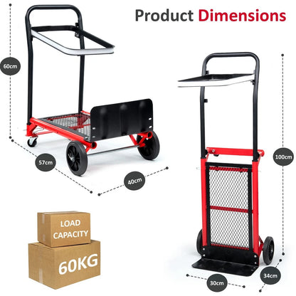 Sack Truck Trolley Heavy Duty Multi Purpose Industrial Folding Hand Cart
