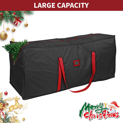 Black Christmas tree storage bag