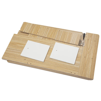 Wooden Computer Desk Home Office Writing Desk Study Table Workstation Cabinet UK