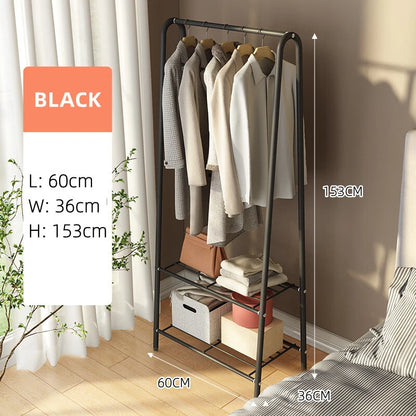 Metal Clothes Rail Hanging Rack Garment Display Stand Storage Shelf