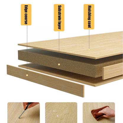 Computer Desk Study Table Writing Shelves Home Office Wooden Workstation Laptop