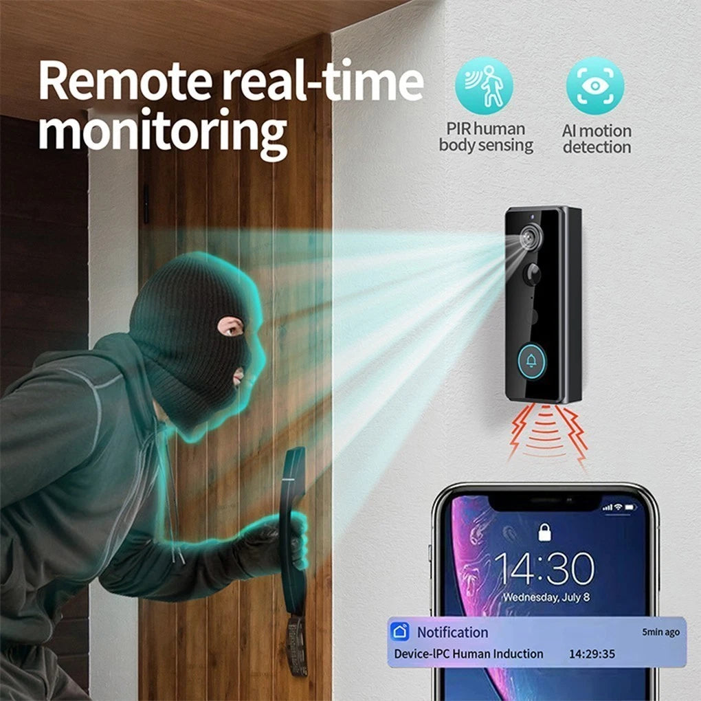 Safe Doorbell Camera Wireless, Smarter Way to Protect Your Home, Wireless WiFi
