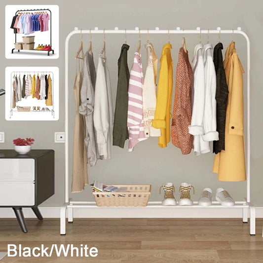 Heavy Duty Metal Clothes Rail Rack Garment Hanging Display Stand Storage Shelf