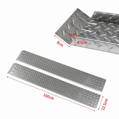 Set of 2 Loading Ramps Heavy Duty 400 kg Max Loading