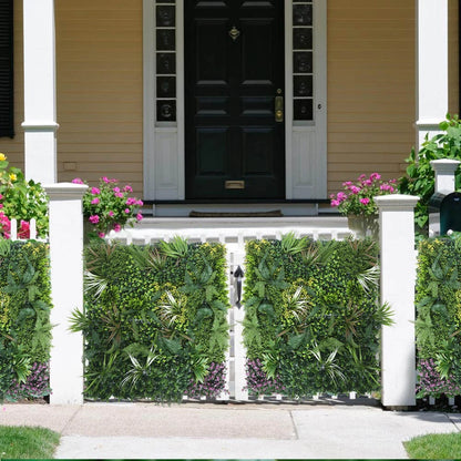 Artificial Green Living Wall Hedge Plant Panel In / Outdoor UV Stable 100x100cm