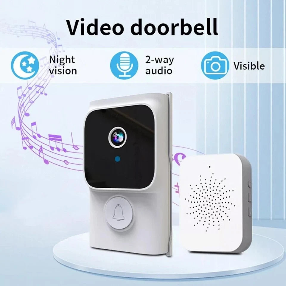 Wireless Smart Video Doorbell Wibell Security Intercom HD Video Camera Door Bell