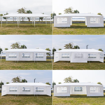 3x9m Outdoor Garden Gazebo Wedding Party Tent Canopy Marquee