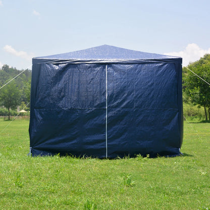 3x3m Waterproof Garden Outdoor PE Gazebo Marquee Canopy Party Tent
