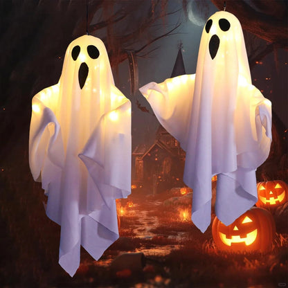 3X Halloween Decoration LED Light Ghost Outdoor Garden Party Home Hanging Props