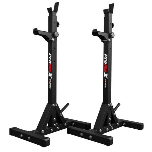 Squat Rack Barbell Stands Bench Press Heavy Duty Indoor Outdoor MADE IN EU