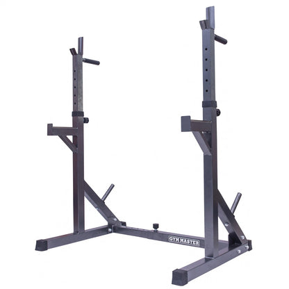 GYM MASTER Adjustable Squat Dip Rack Weight Lifting Stand Power Cage Frame