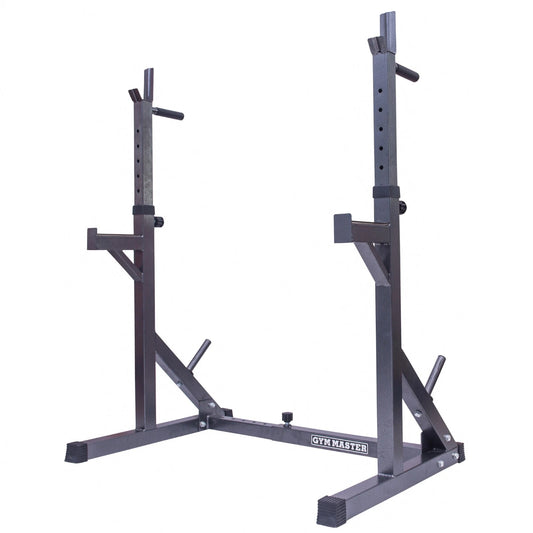 GYM MASTER Adjustable Squat Dip Rack Weight Lifting Stand Power Cage Frame